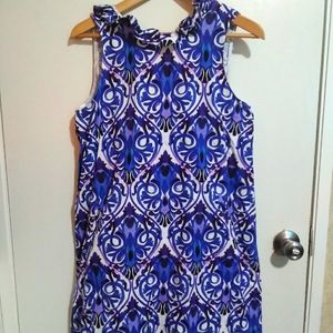 Tyler Boe  dress,small,blue,white purple